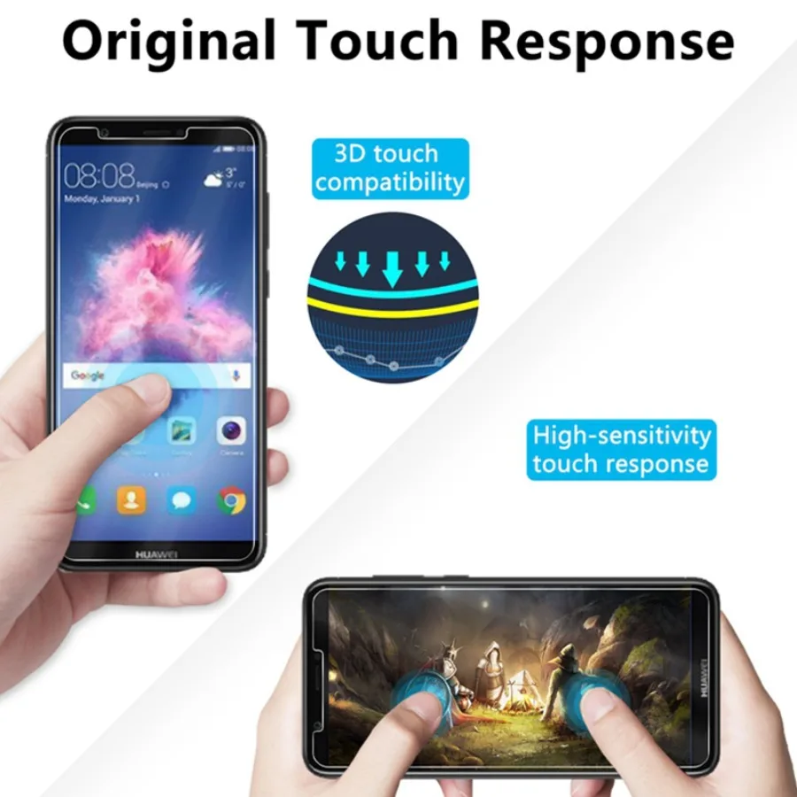 2PCS 9H Hard Protective FilmToughed Tempered Glass for Huawei Mate 20 Lite 10 Pro 9 8 7 Clear Screen Protector For Huawei Mate S