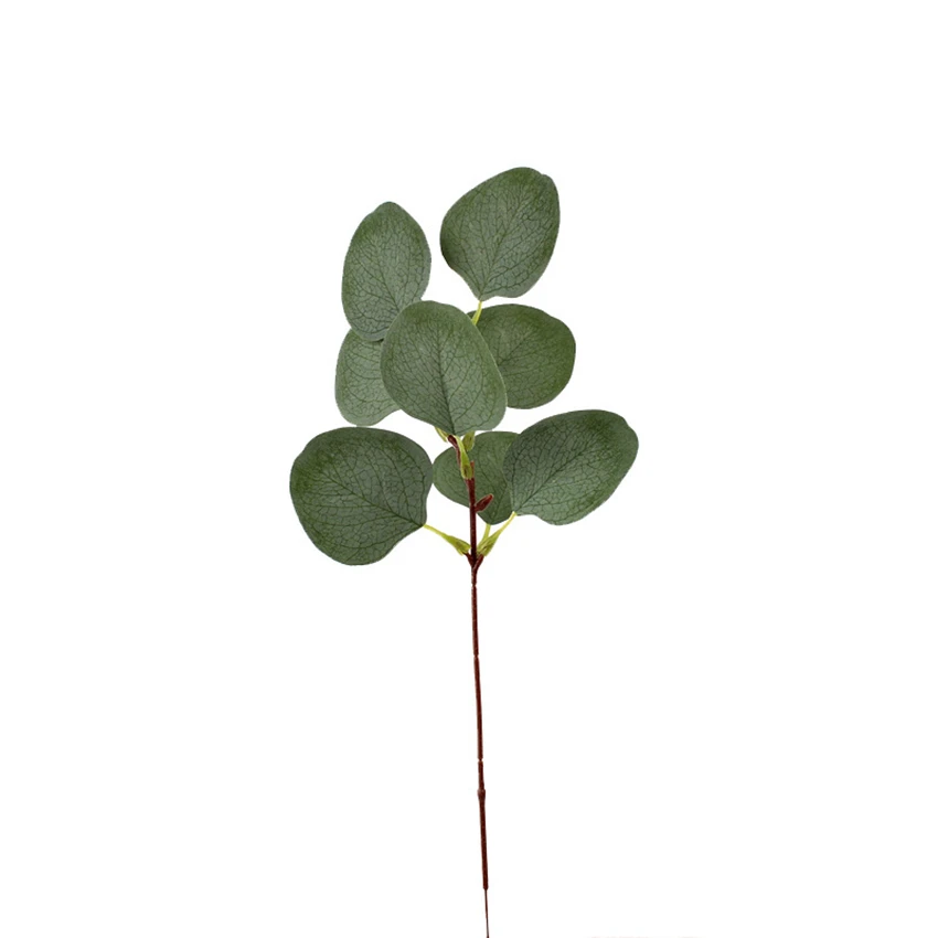 10/20 Stück künstliche Pflanzen, Eukalyptusblätter, Heimvase, Dekoration, Outdoor, Garten, Hof, Hochzeit, Braut, Blumenkranz, Blumengeschenk, Requisiten – Detail 6