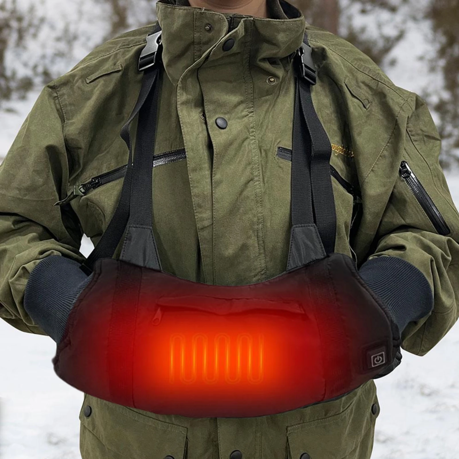 

USB Electric Heated Warm Skiing Gloves, Intelligent Temperature Control, Winter Hand Warmer Heating Gloves, Ski Warm Equipment