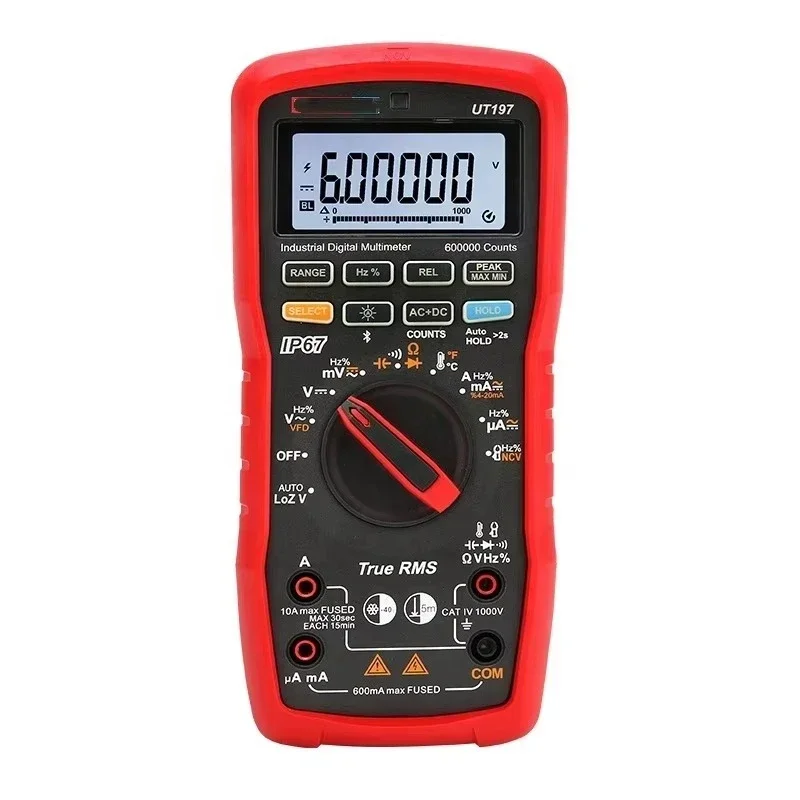 High Precision True RMS Handheld Industrial Digital Multimeter UT197
