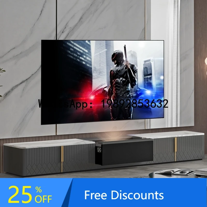 XL Laser-Specific TV Base Cabinet Electric Smart Telescopic Tray Automatic Front and Rear Short-Throw Projector Cabinet
