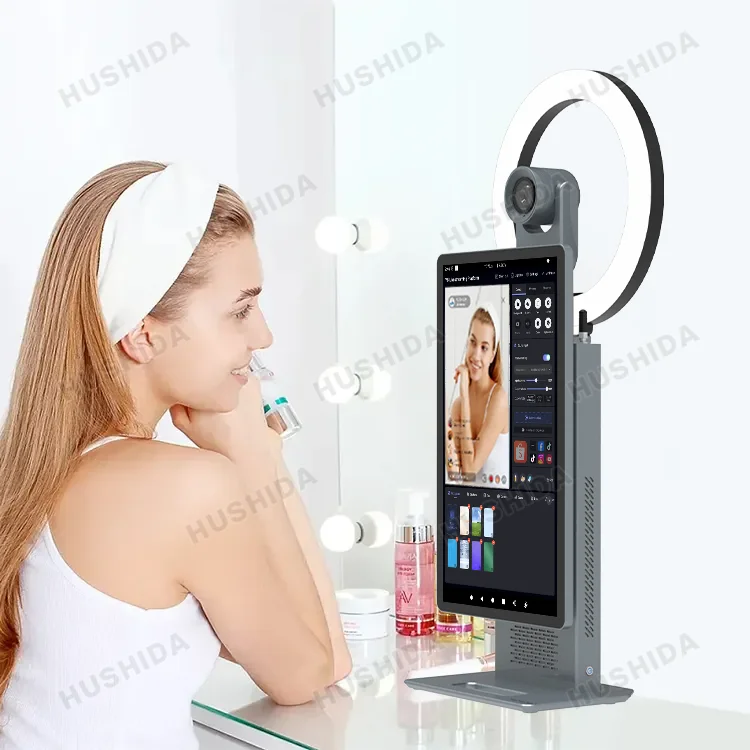 

HUSHIDA Лидер продаж 15,6-дюймовый автомат потоковой передачи в реальном времени для Facebook Ins Youtube Twitter со светодиодной подсветкой HD-камеры