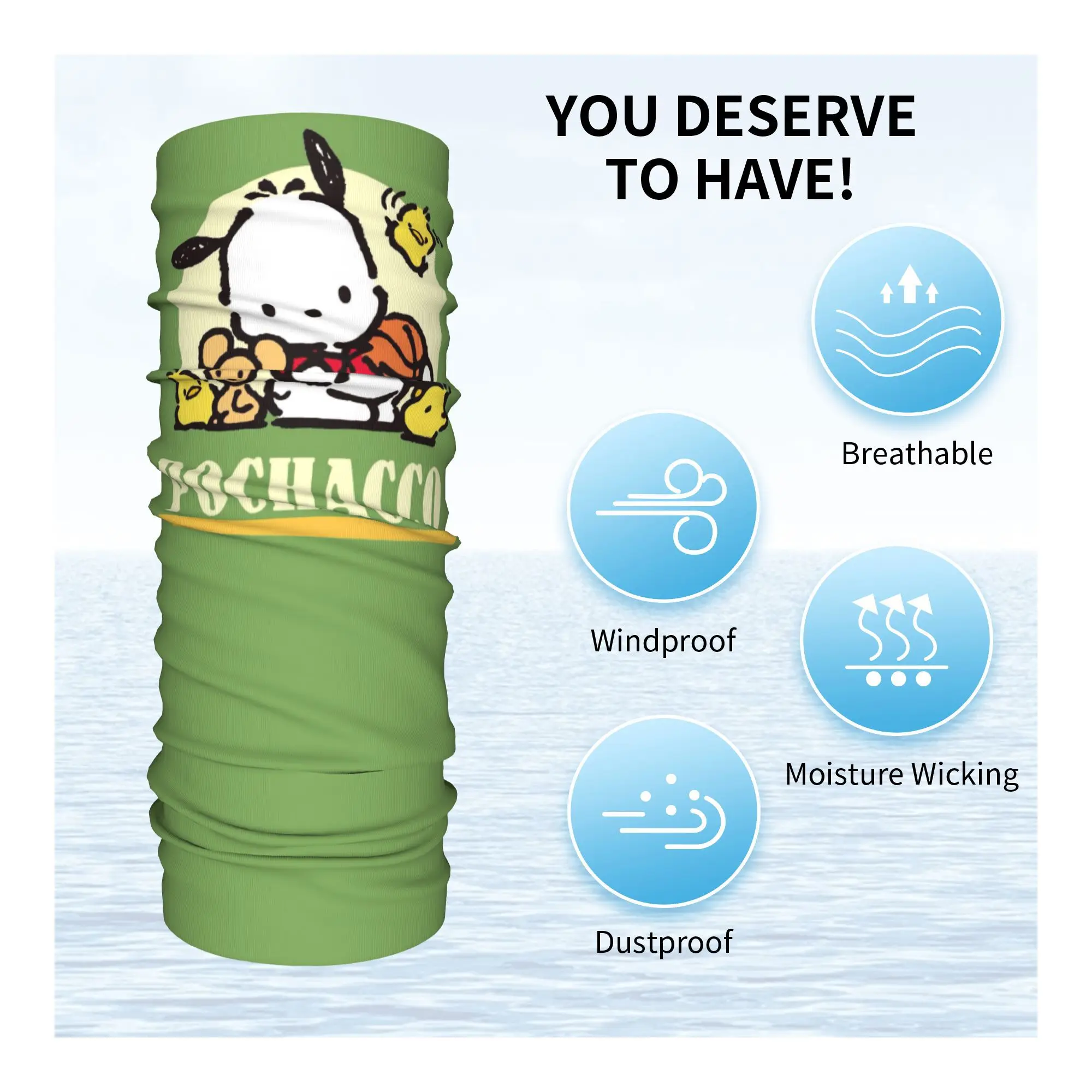 커스텀 포차코 반다나 넥워머 남녀 겨울 하이킹 스키 스카프 게이터 소녀 하트 귀여운 만화 얼굴 커버