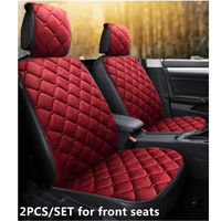 YJ 2X Car Front Seat Covers Protector Mat Universal Fit For LEXUS RX LX LS460 NX CT200 CT200H UX300H UX200 UX260h ES200 ES260 ES