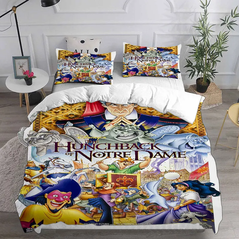 The Hunchback of Notre Dame Bedding Sets Comforter Quilt Bed Cover Duvet Cover Pillow Case 2-3 Pieces Sets Bedroom Decor