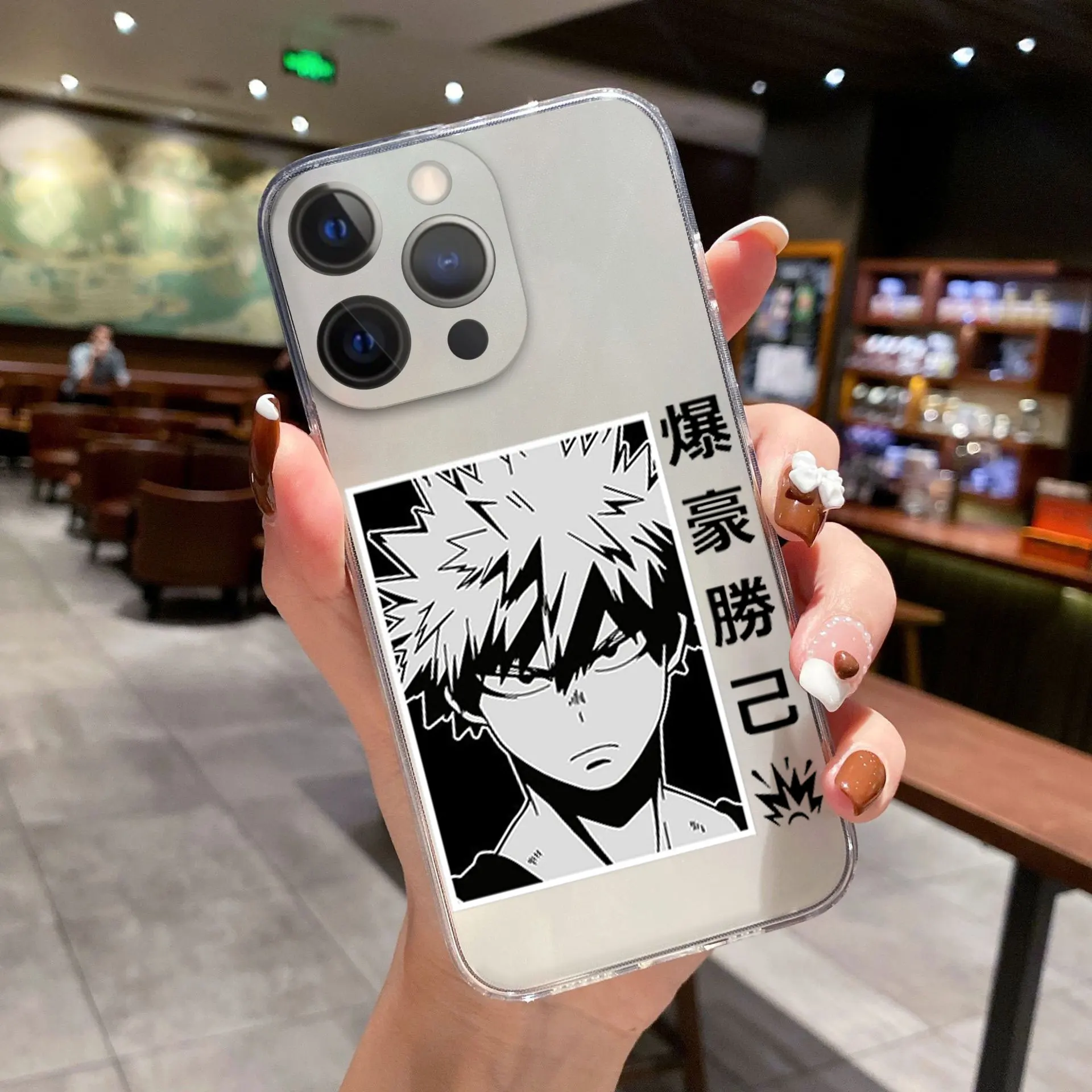 Anime My Hero Academia Midoriya Phone Case For iPhone 11 12 13 Pro Max X XR XSMAX X 6s 8 7 Plus 13Mini Clear Soft silicone case