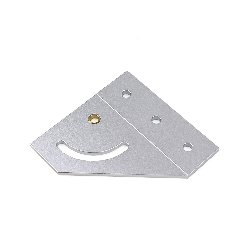 1pcs 90/180 Degree Turning Connecting Plate  Locking Block Aluminum Profile Angle Holder  4040 Aluminum Connector