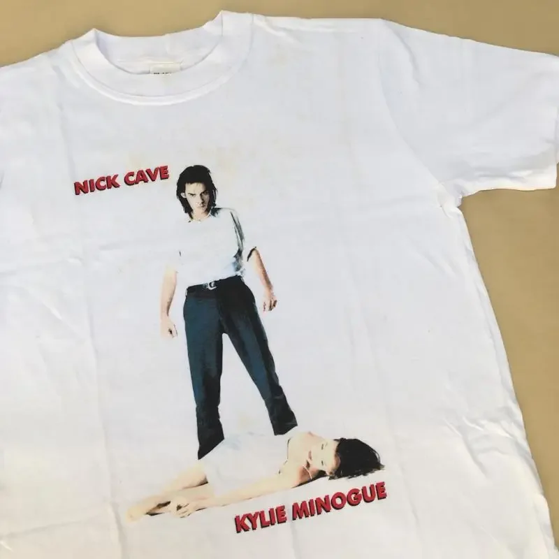 1995 NICK CAVE Kylie Minogue Where The Wild Roses Grow T Shirt Full Size S 5XL