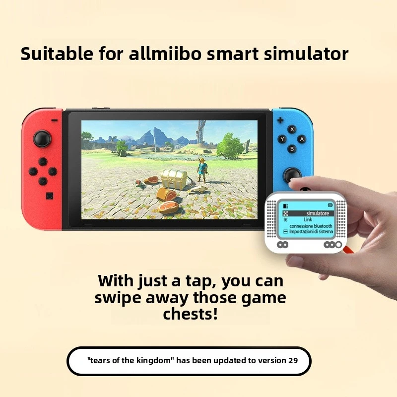 Nowość 2026: Gorąca Wyprzedaż Allmiibo dla Amiibo, 14-języczowy ładowalny emulator NFC dla Switch/S2/Wii U/3DS — zdjęcie produktu 5