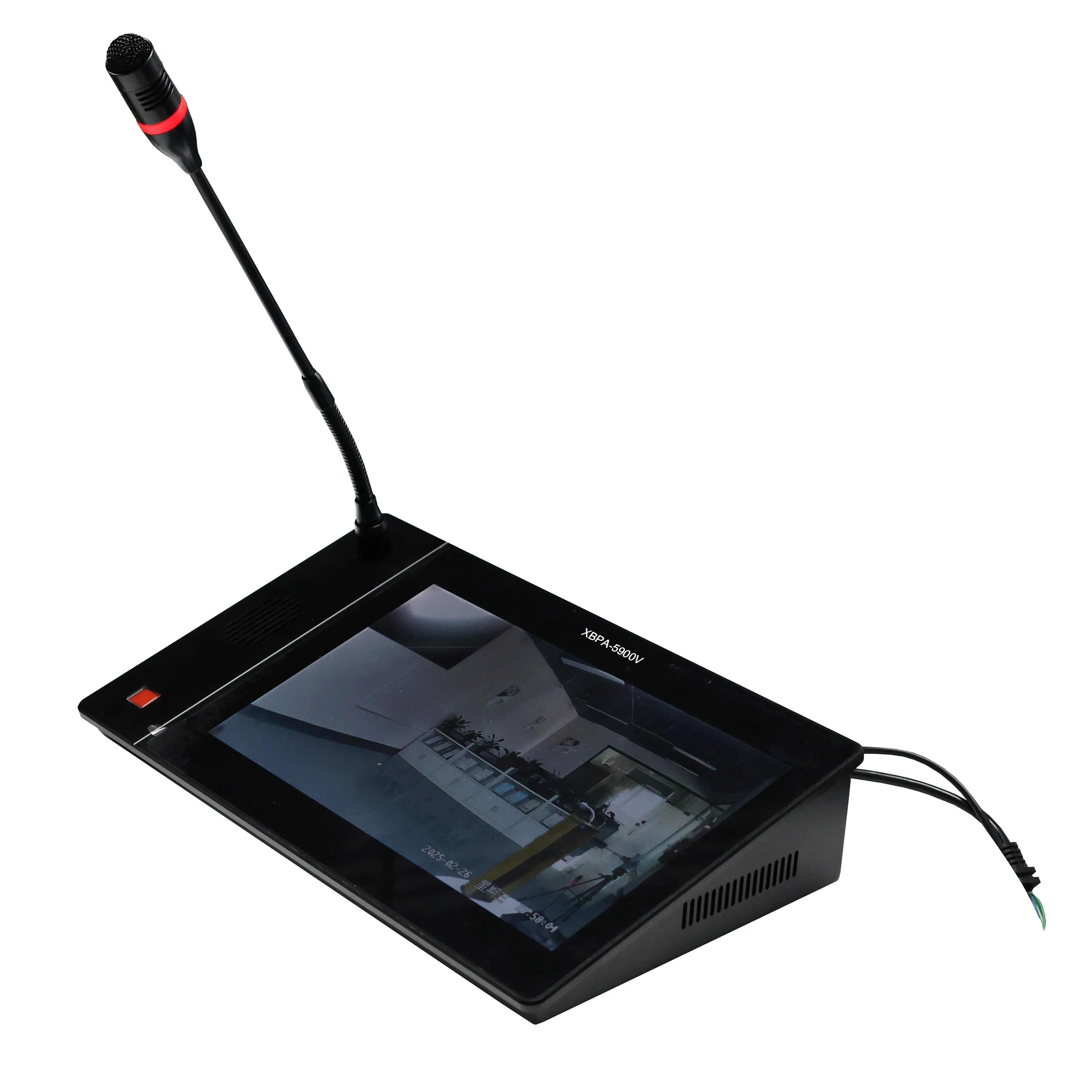 Système d'interphone IP hôte de Microphone XBPA-5800B, caractéristiques de réinitialisation de Vision nocturne, prise en charge de l'accord SIP, fournisseur d'équipement fabriqué