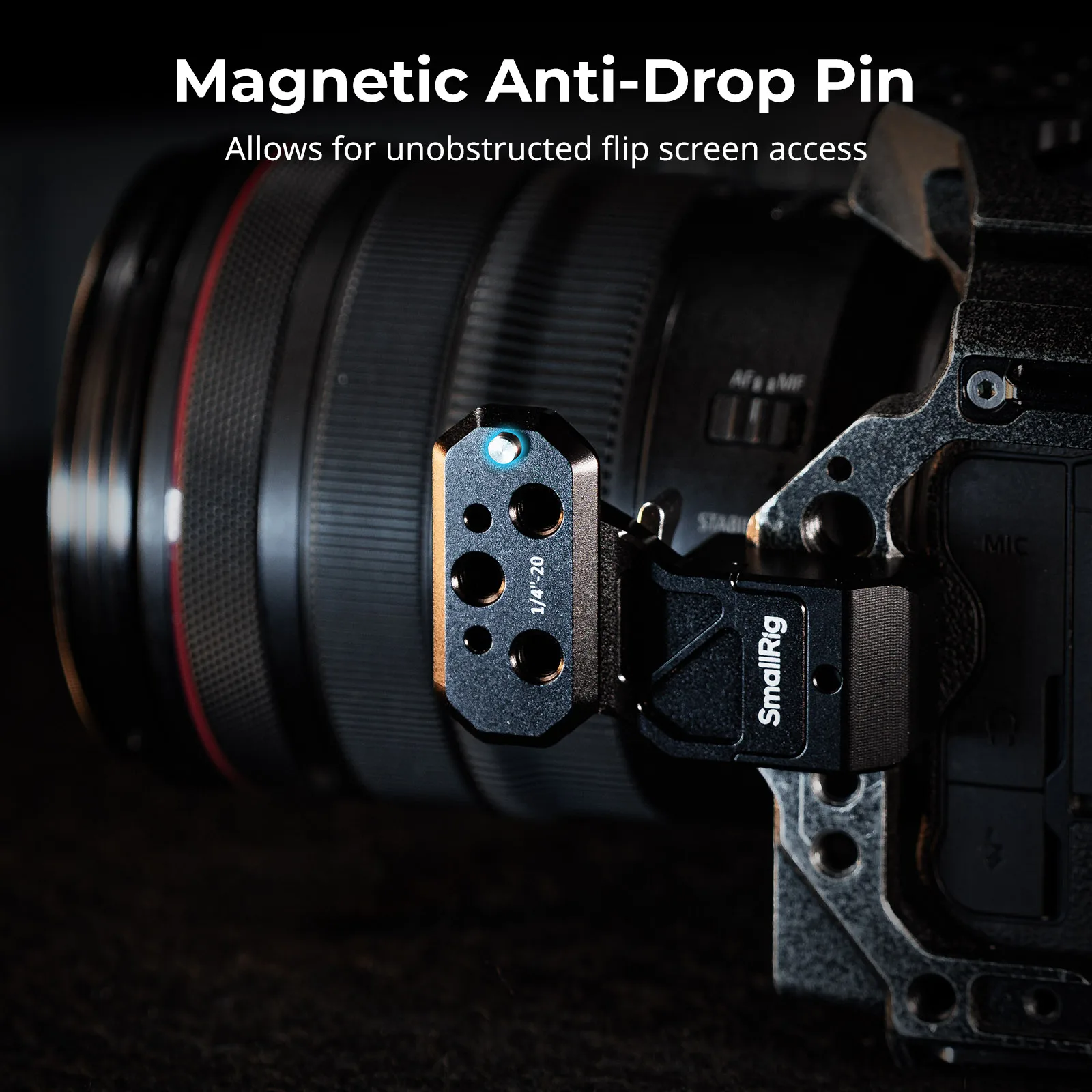 جزء محول تمديد المقبض الجانبي SmallRig مع سعة تحميل مشبك الناتو 10 كجم لمحول المقبض الجانبي مع مشبك الناتو -4458