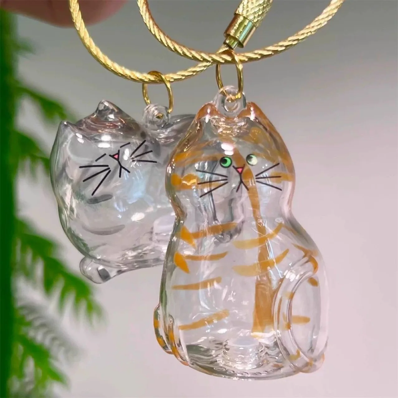 Boîte de rangement de cheveux de chat, porte-clés suspendu, sac à dos pendentif, décor suspendu, rangement de poils d'animaux, porte-clés mignon, Souvenirs d'animaux de compagnie
