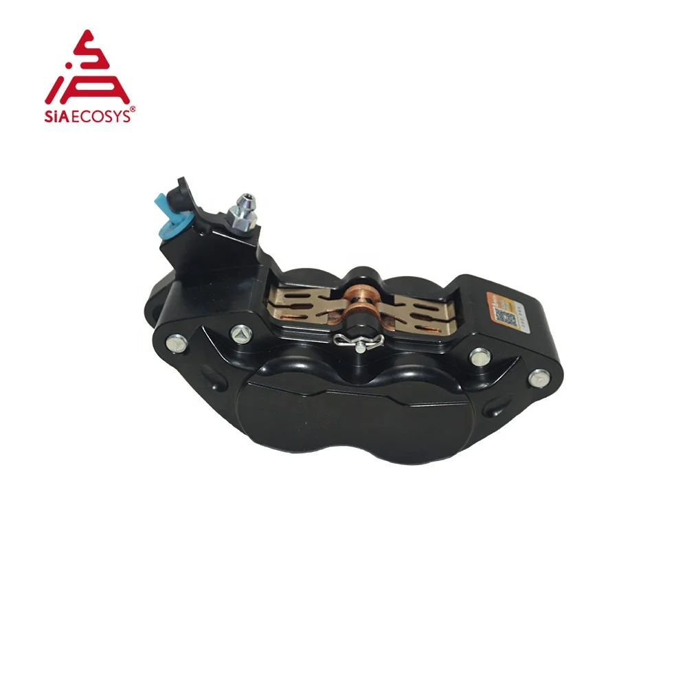 Adelin ADL-27 4 Pistons CNC Aluminum Alloy Hydraulic Brake Calipers Black Universal for Motorcycle Body Systems view 2