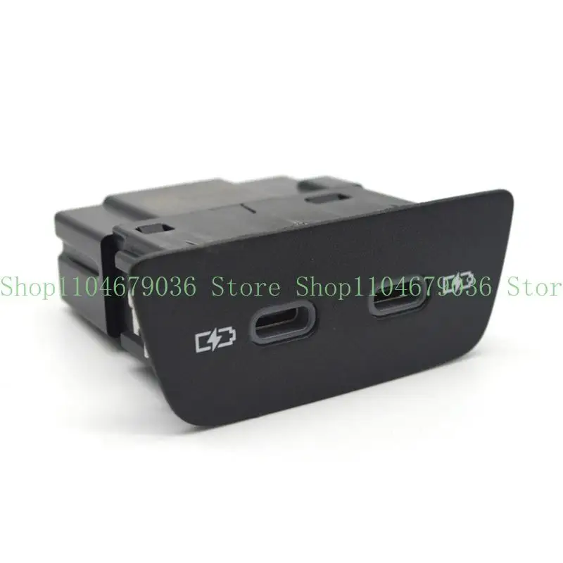 

652F Double USB C Charging Port Replacement Type C Charging Port Auto Accessory Easy Installation