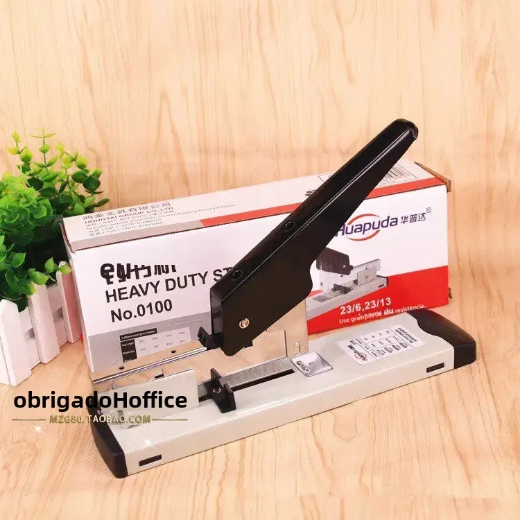 big-heavy-type-metal-stapler-bookbinding-stapling-100-sheet-capacity-office-tools-fit-sturdy-portable-handhled-staples-home
