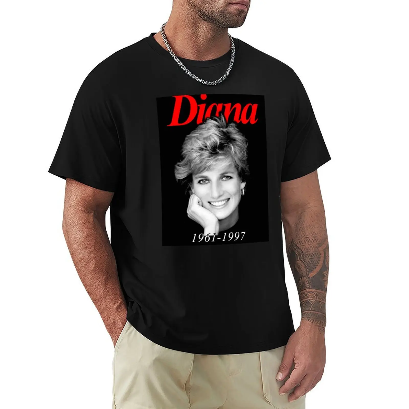 

Princess Diana Vintage T-Shirt football t shirt graphic t shirt vintage basketball graphic tees plain white t shirts men
