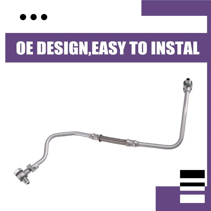 F-T خط توريد الزيت التوربيني LR175459 جديد لاند روفر رينج روفر سبورت 14-22 Velarl560 المدافع الشاحن التربيني ماسورة زيت