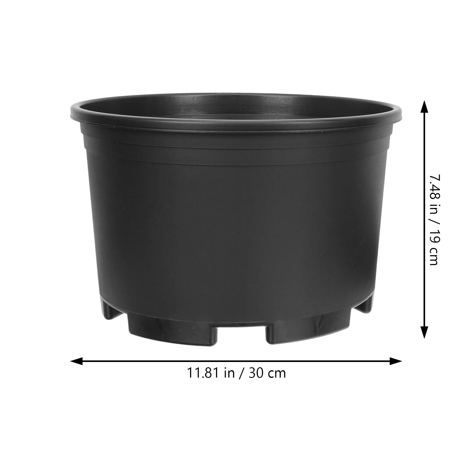 

1Set Black Currant Plastic Flowerpots Durable Gardening Flowerpots Chinese Rose Nursery Pots Balcony Yard Outdoor Planting