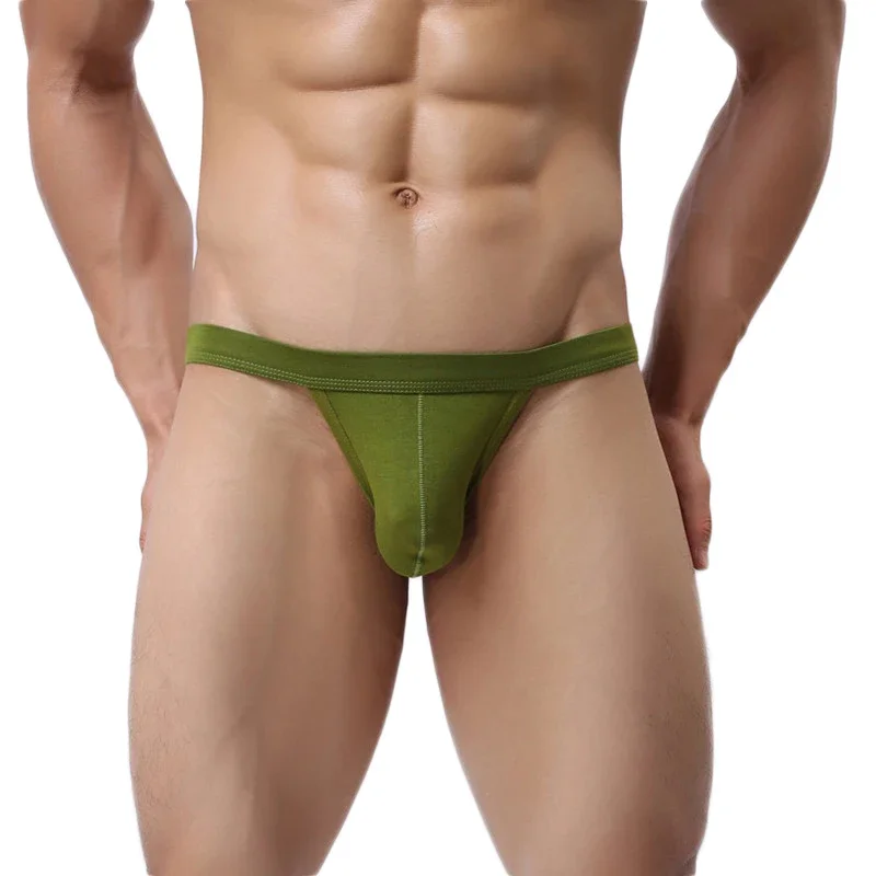 

Sexy Underwear Solid Briefs Men Low Waist Modal Soft Underwear Briefs Cuecas Masculina Homme