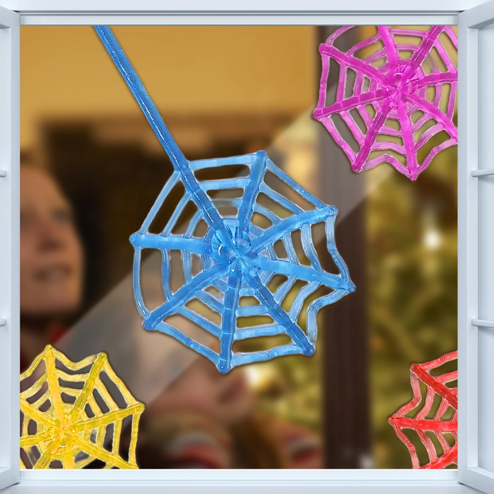 Sticky Spider Web Escalada Brinquedos para Crianças, Elasticamente Stretchable, Tricky Novidade Gag Toys, Fun Birthday Party Gift, 1-10 Pcs