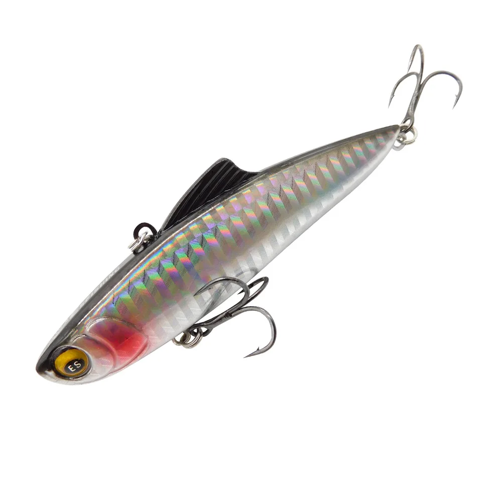 ESFISHING nouveau appât VIB 85mm 19g Saiber coulant Vibration leurre de pêche en plastique dur artificiel Rip région d'eau pour tous les poissons