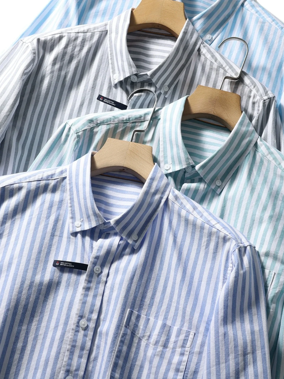 قماش الثور الكلاسيكي القطن الخالص طويل Sve Waed شريط الرجال عادية فضفاض irt تنوعا موسم الربيع أربعة مواسم