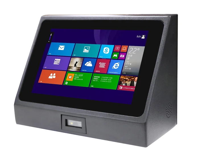 Table Type And Wall Mount Type Android All In One Digital Signage Tablet With QR Scanner