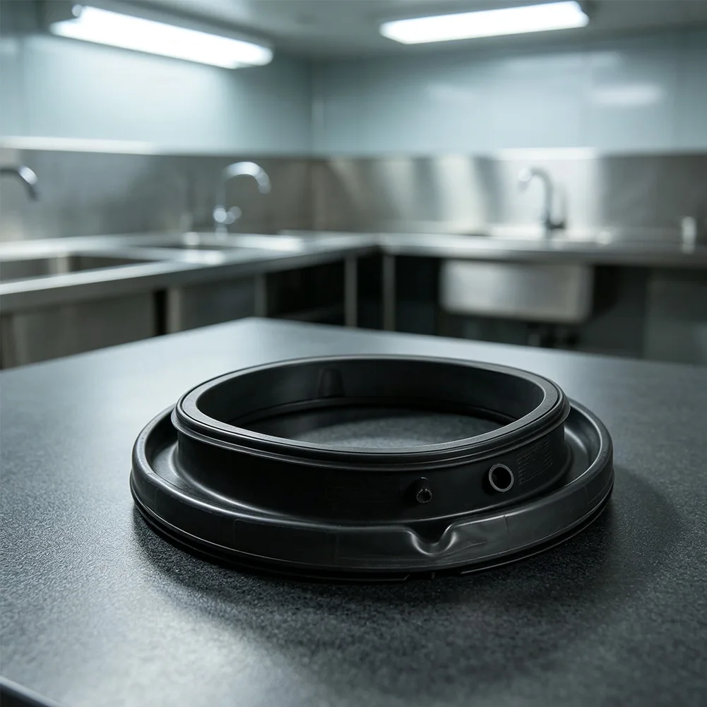 Door Seal Gasket for Front Load Washers Compatible with Standard Drum Opening Sizes and Common Mounting Designs