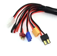 8 in1 Multi-Fuction lipo battery Charging Cable JST T-DEAN XT60 EC3 Futaba plugs for TAMIYA IMAX B6 Balance Charger RC Car Boat