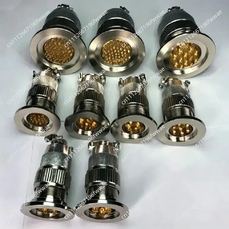 1Pcs Hermetically Sealed Vacuum Connector Glass Sintered Aviation Plug Kf25 Kf40 Series