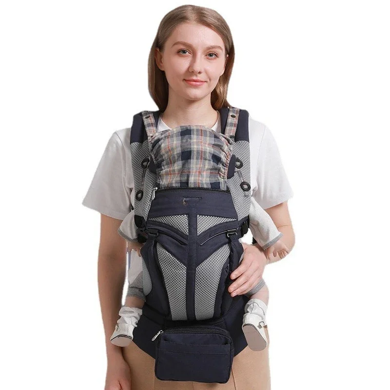 

Children's baby straps are dual-purpose before and after, and the baby is carried on the back of the newborn back towel.