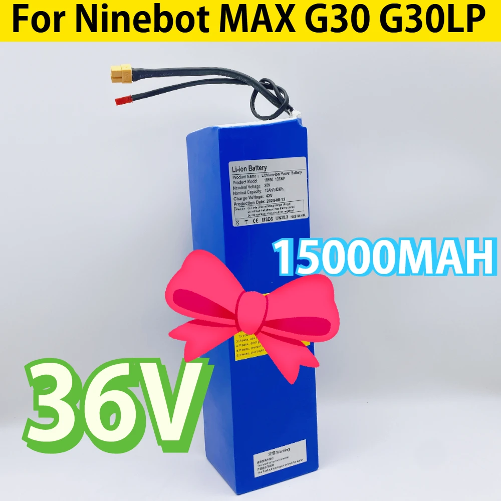 

For Ninebot MAX G30 G30LP Soccter G30 36V Soccter Battery 18650 10S6P 15Ah
