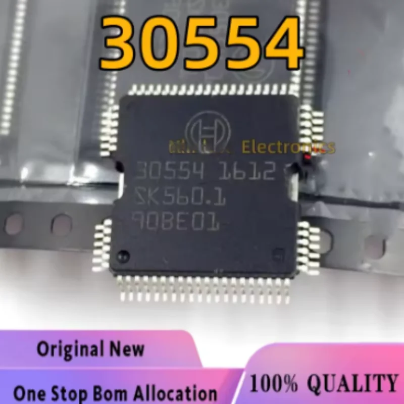 5Pcs New Original 30554 QFP64 for Audi Mercedes-Benz ME9.7  engine diesel computer board power module driver chip IC