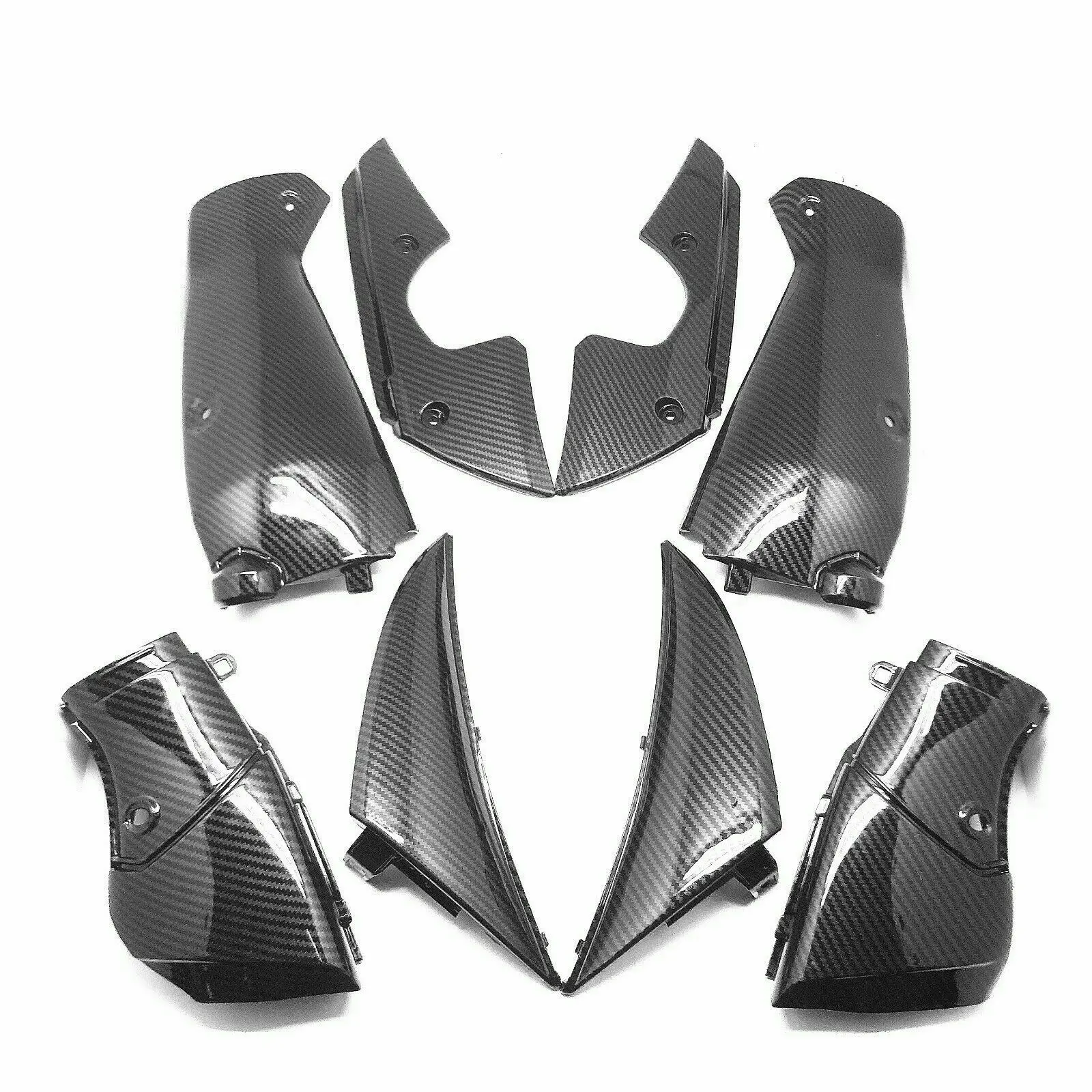 

For YAMAHA YZF R1 2009 2010 2011 8PCS CARBON FIBER AIR INTAKE COVER KIT