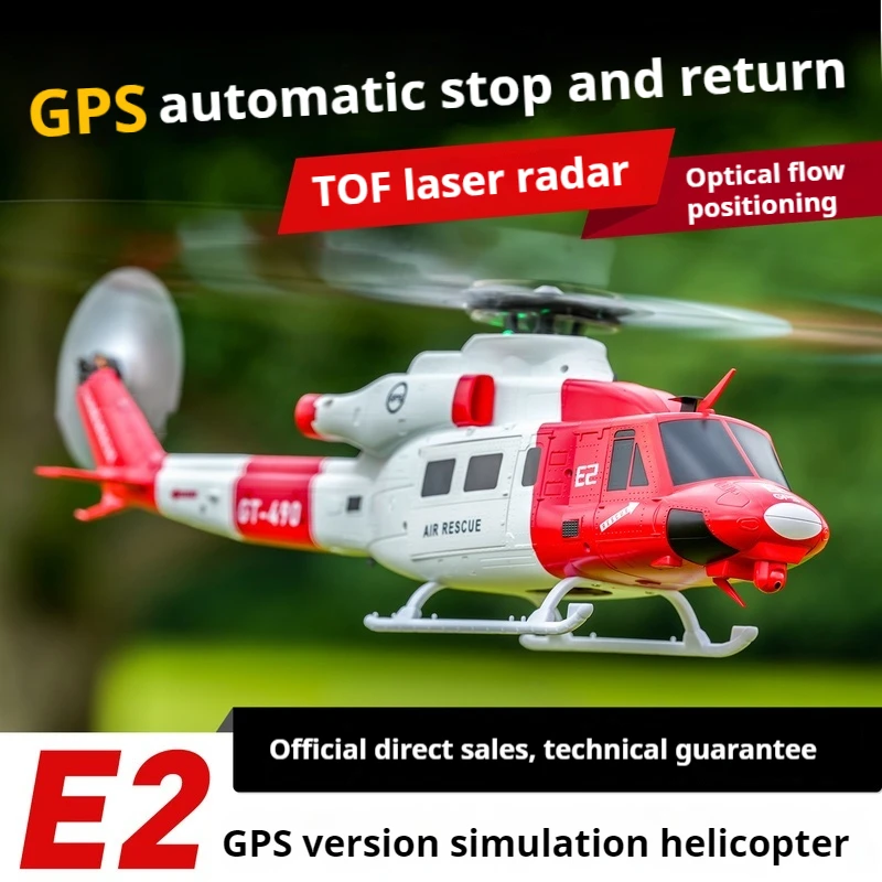 

2025 NEW GOOSKY E2 1:35 GPS Intelligent Remote Control Simulation Helicopter UH-1Y Helicopter GPS Positioning One-Click Return