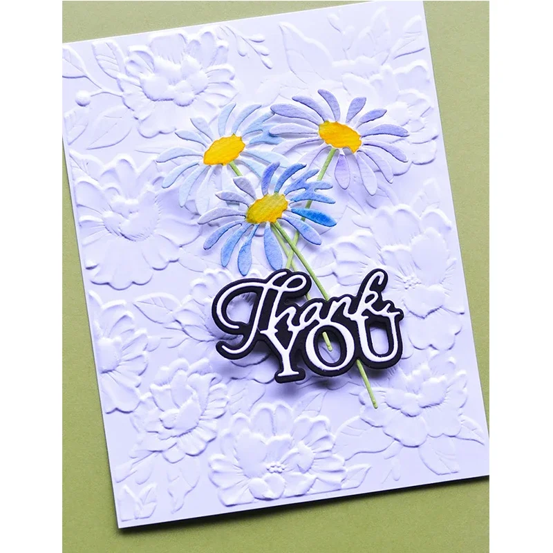 New Blooming 3d Embossed Plastic Embossed Folder Is Used For Card Making, Scrapbook Paper, Diy Process Decoration Supplies