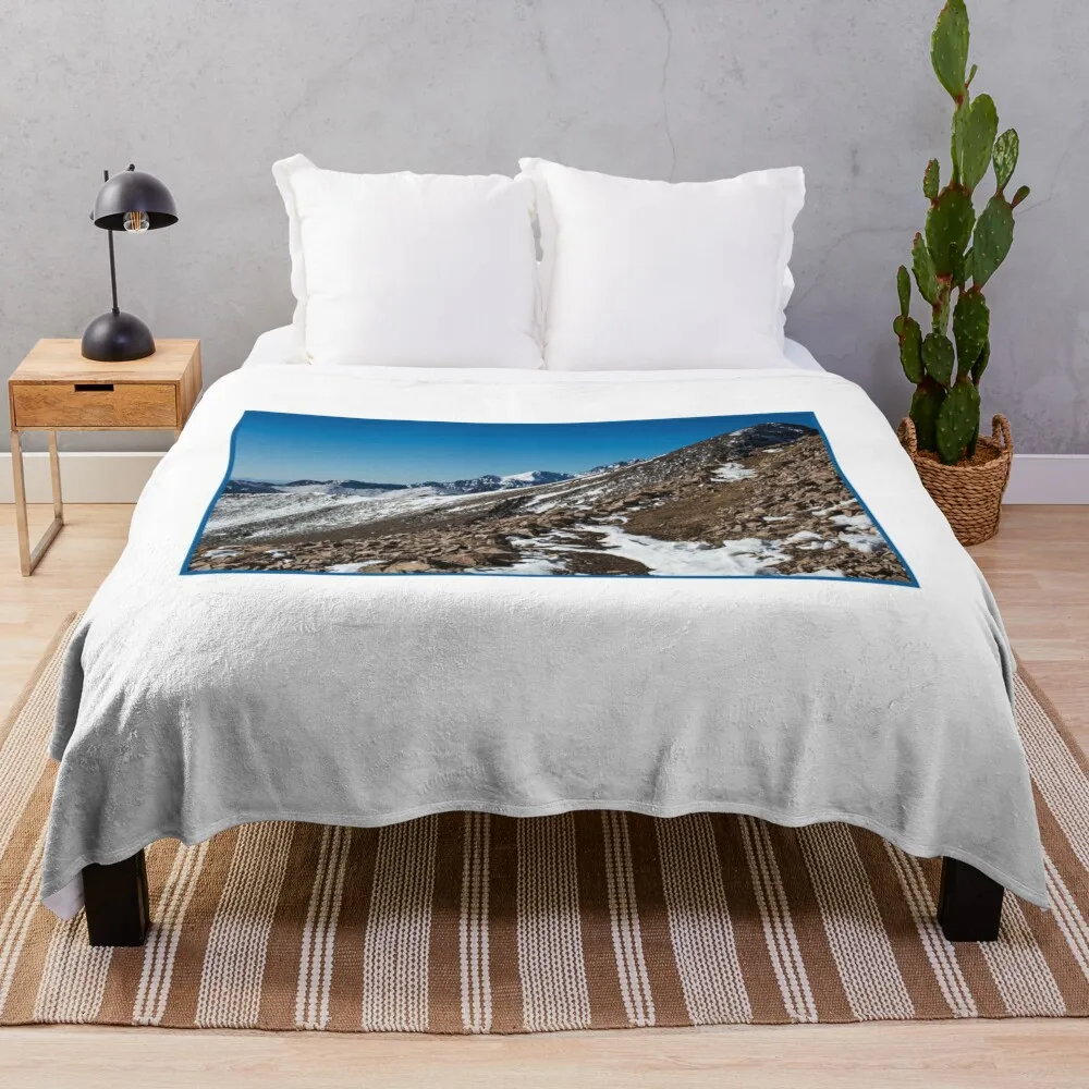 

The Atlas Mountains begin near the shores of the Atlantic Ocean Throw Blanket Decoratives Sofa Throw Blankets