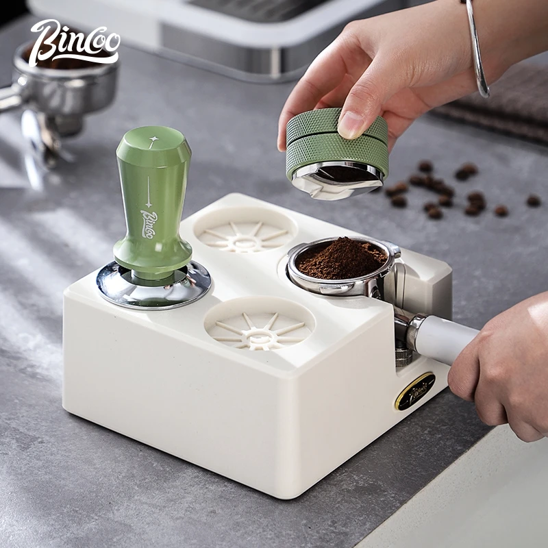 

Bincoo Espresso Coffee Tamper Holder ABS Coffee Tampers Station Base For 51/53/58mm Coffee Tamper Mat Stand Barista Accessories