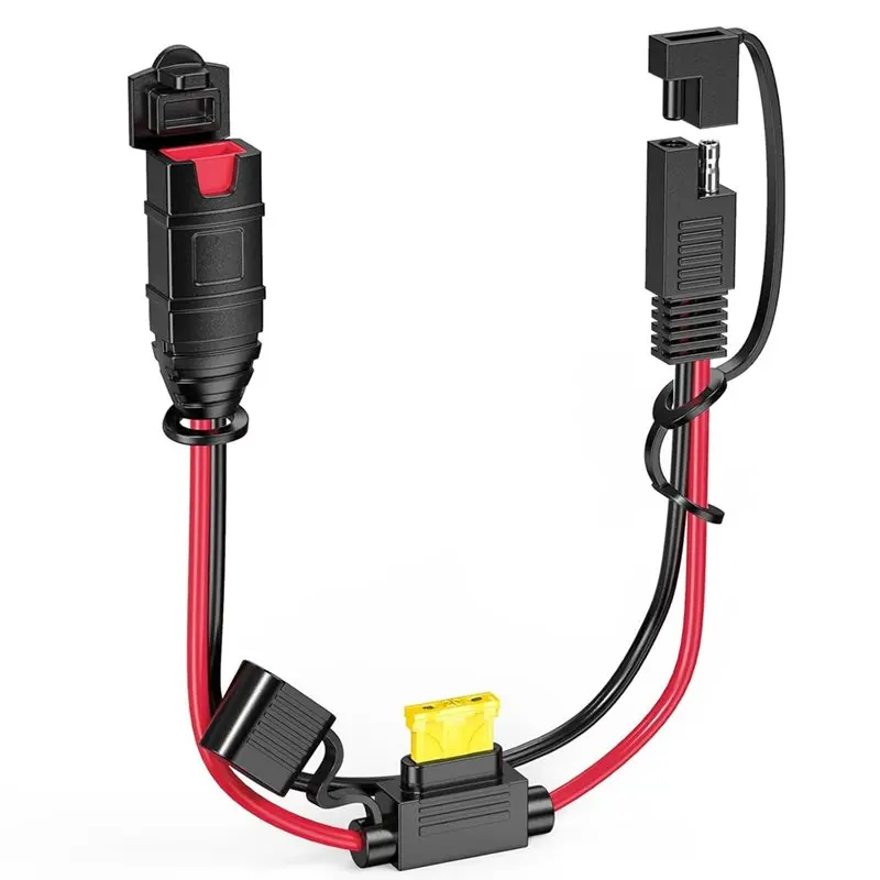 A98E-1FT SAE Extension Cord For NOCO Genius Smart Battery Chargers 14AWG Heavy Duty SAE Connector Cable For Motorcycle/ATV/UTV/A