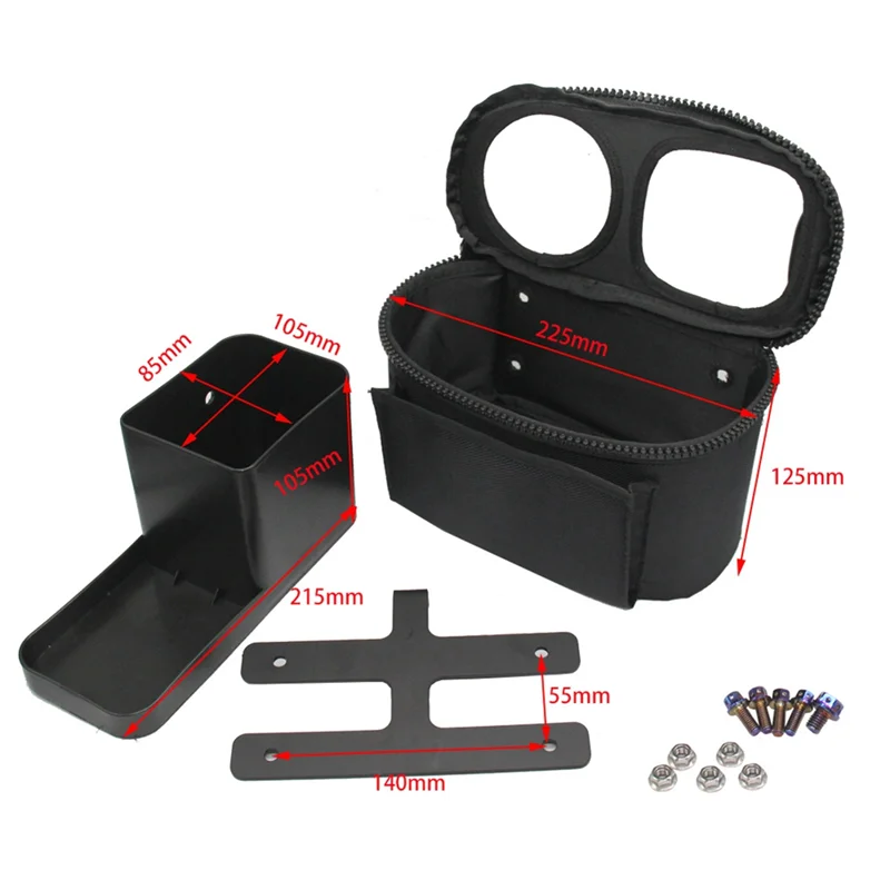 

Motorcycle Multifunctional Cup Holder Mobile Phone Storage Bag With Bracket For XMAX300 250 NMAX155 125-ABQA
