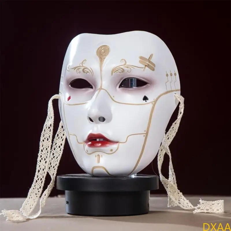 DXAA 기계식 맨 마스크 마스크 마스크 풀 페이스 마스크 성인 할로윈 코스프레 마스크