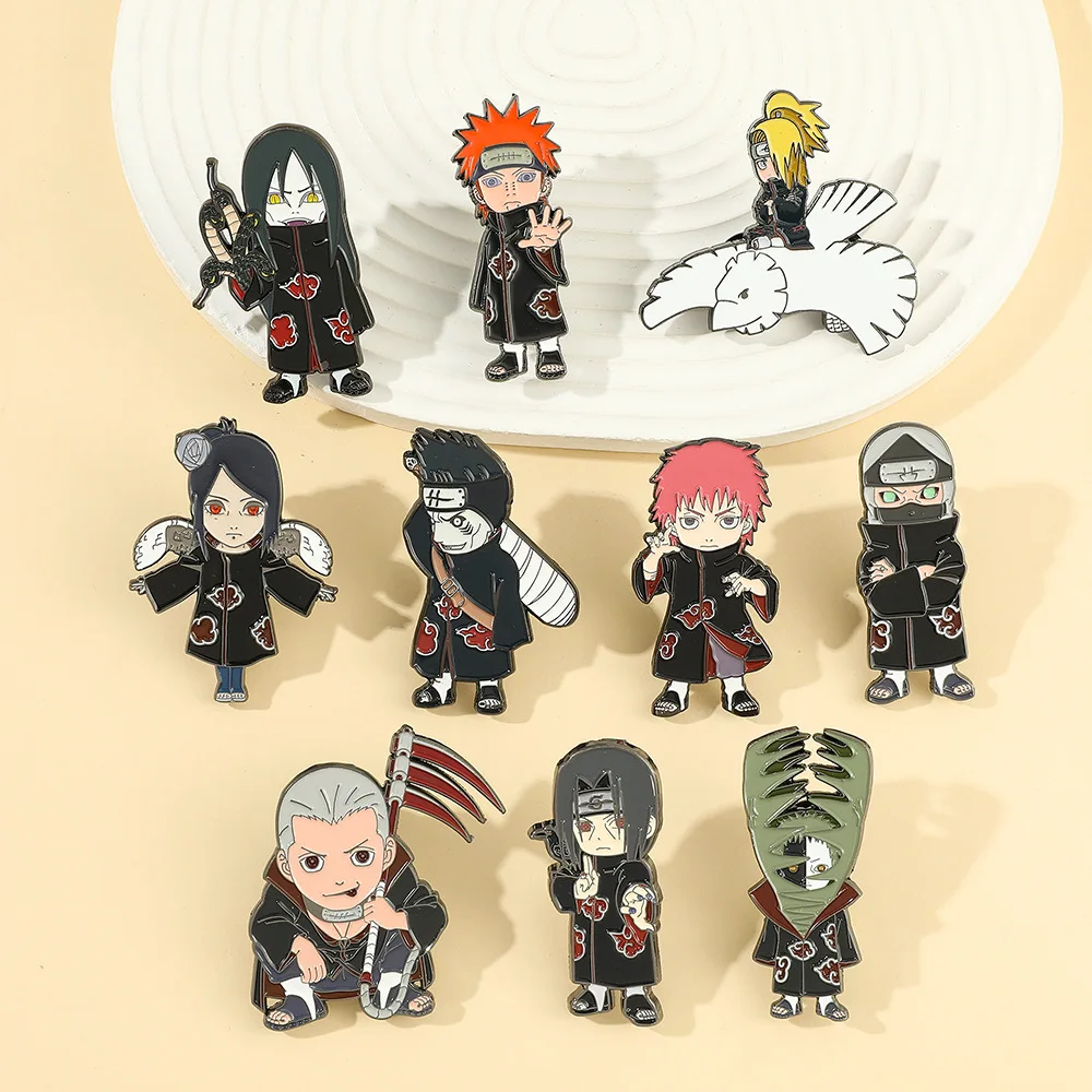 

10pcs/set Anime Naruto Metal Cosplay Kakashi Accessories Figure Bag Pendant Collection Gifts Home Decora Wholsale Dropshopping