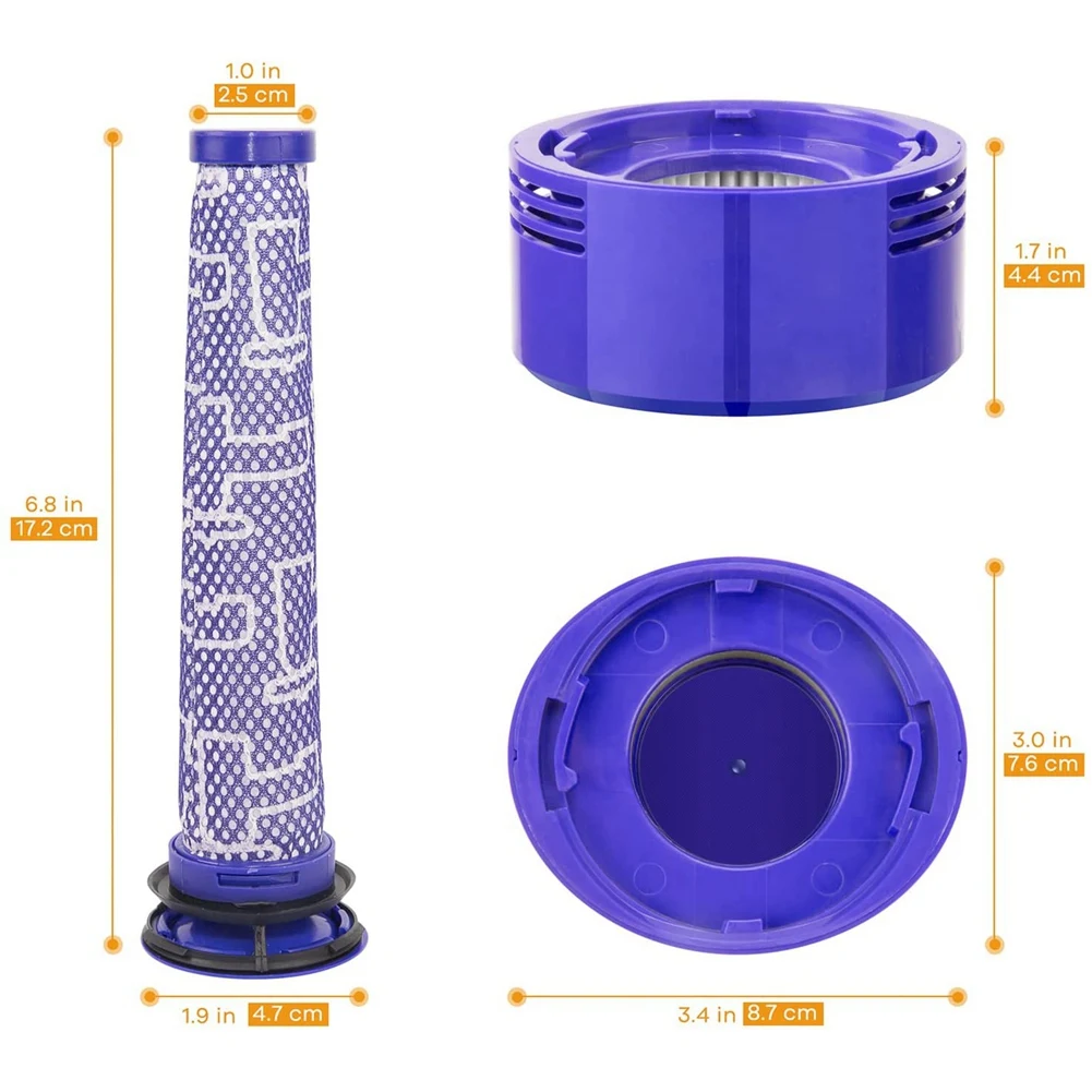 طقم استبدال فلتر فراغي ، يصلح للفراغ المطلق للحيوانات V8 ، ويستبدل الجزء ، من من من من من من ومن ومن ومن ومن ثم-01
