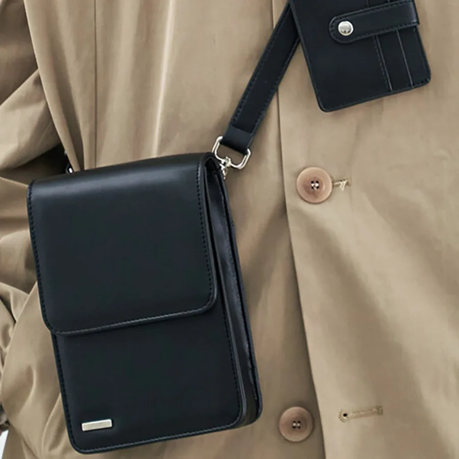 

【Новый стиль】Японская сумка-мессенджер для мужчин, нишевый дизайн, мужская сумка через плечо, модная сумка для мобильного телефона, простая сумка для родителей и детей.