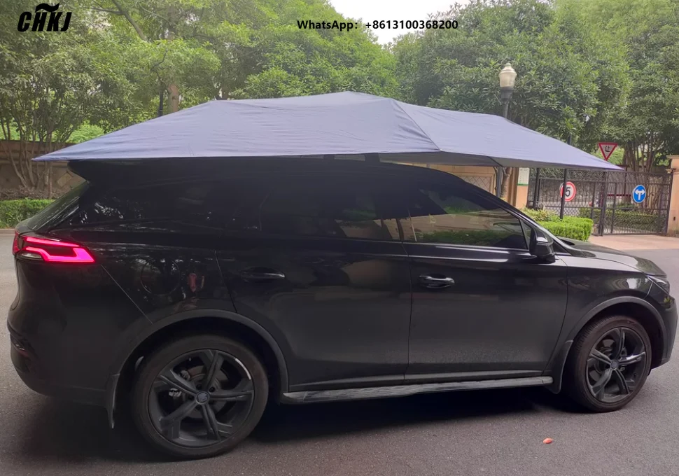 Intelligent Electric Automatic Outdoor Car Roof Umbrella Parking Shade New Car Roof Sun Shade