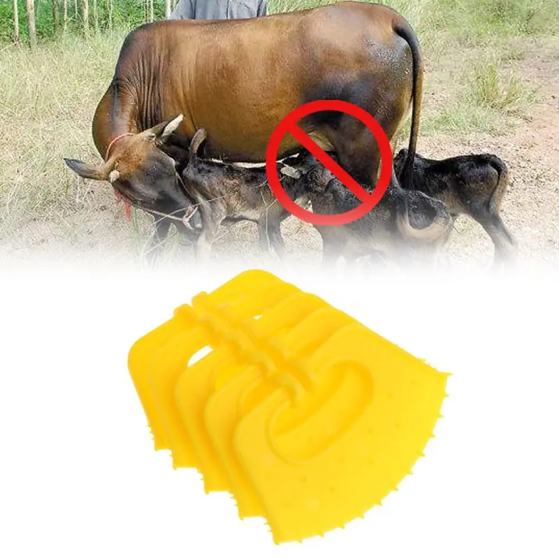 5Pcs Cow Nose Thorn Calf Weaning Equipment Calf Weaner Plastic Cattle Nose Ring