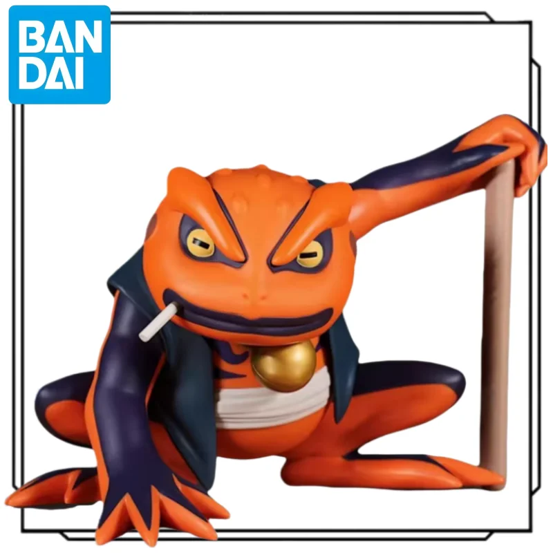 

Original Bandai Banpresto Naruto Shippuden Summon Beast Gamakichi Figure Anime Collectible Desktop Display Toy Gift