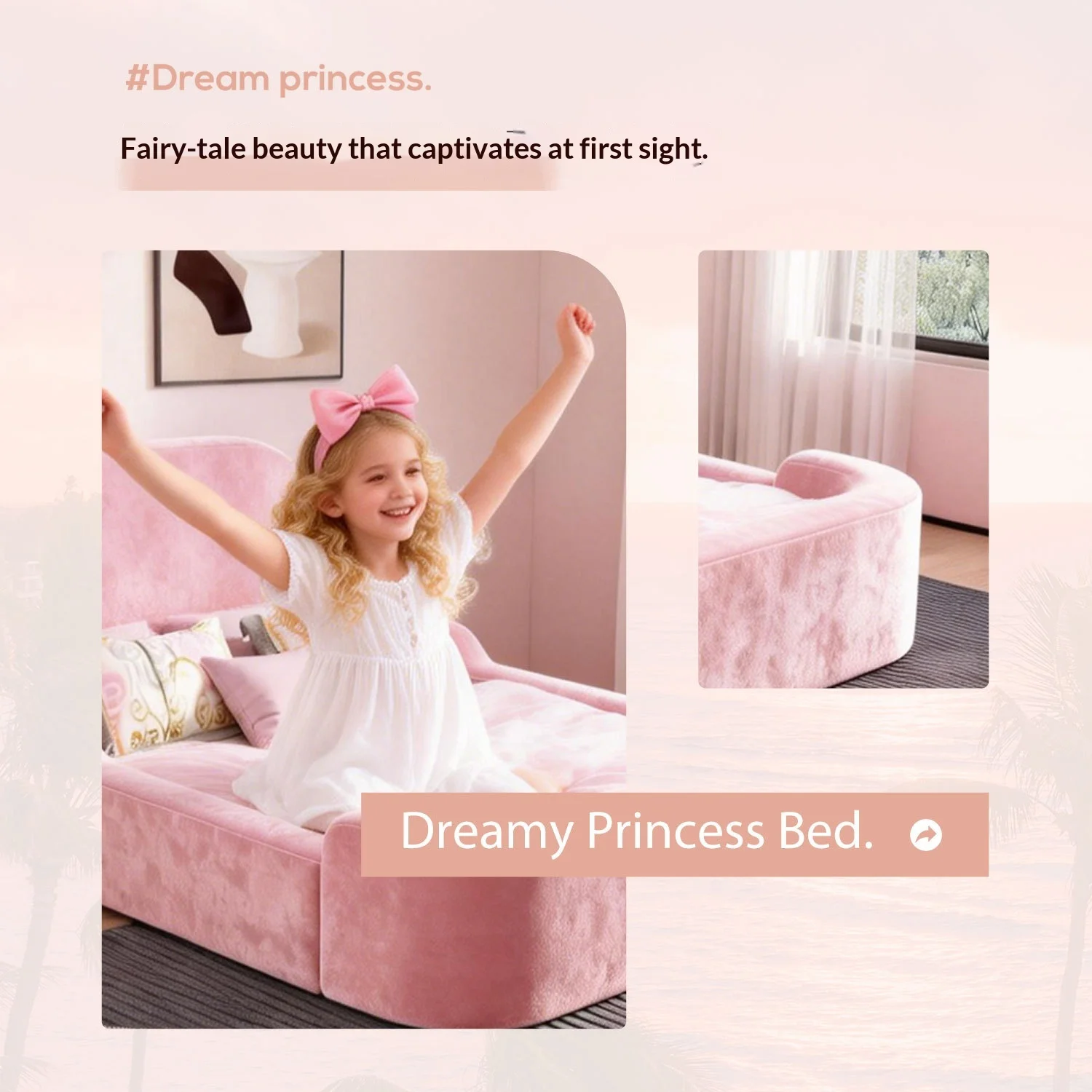 Washable Cover Nordic Shaped Folding Boneless Compressed Cloud Modular Sponge Filled Kids Toddler Sofa Couch Bed