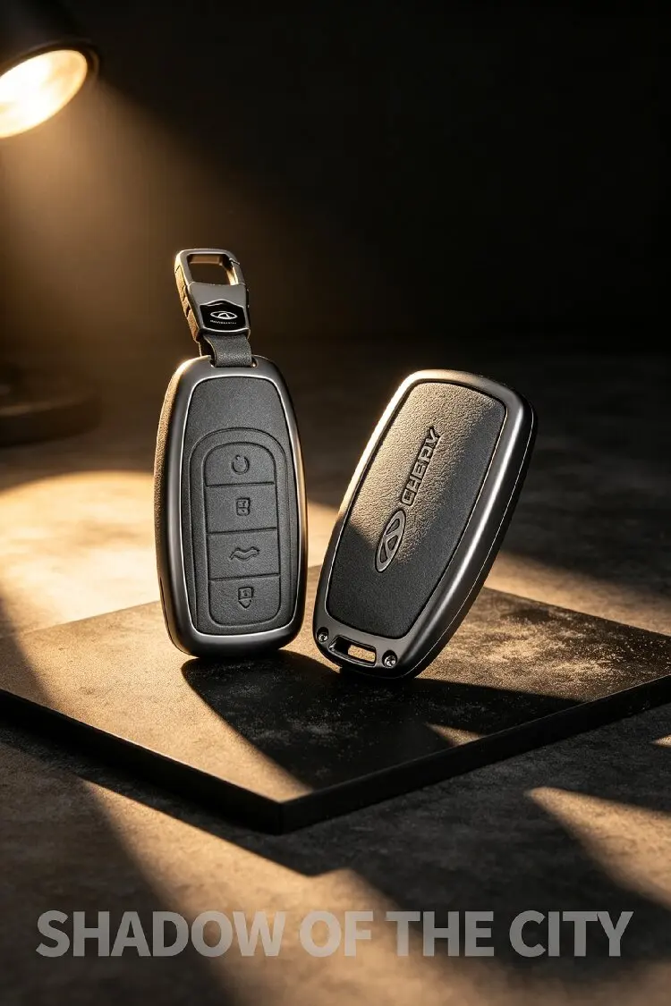 Autoschlüsselhülle für Chery Tiggo 4 5X 3X Tiggo 7 Pro Arrizo 5 Arrizo 8 9 aus Zinklegierung, sturzsicher, vollständiger Schutz, Autozubehör – Detail 7