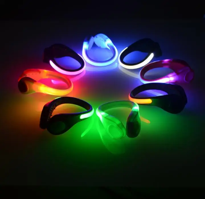 Luminous Shoes Clip Night Lights Safety Shoe Fairy Light Safety Warning Reflector Flashing Christmas Light For Outdoor Led SN